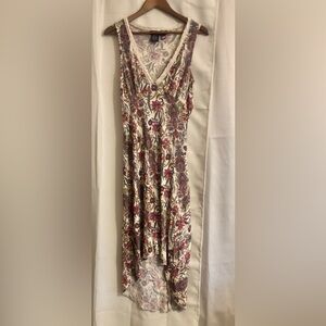 Rampage Multicolor Floral High Low Dress